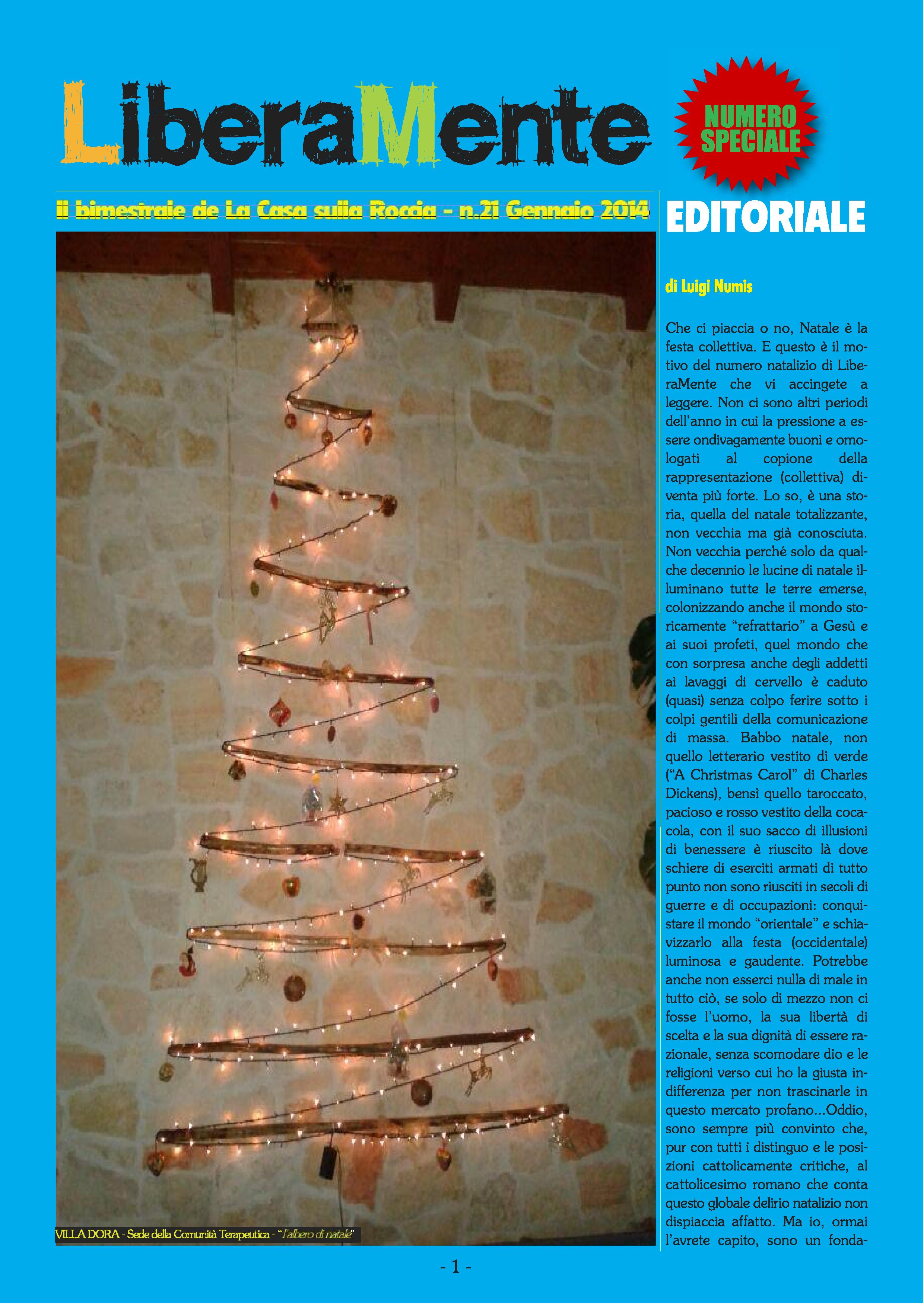 LiberaMente n.21 Gennaio 2014