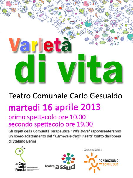 Il Laboratorio Teatrale di “Villa Dora” al Carlo Gesualdo