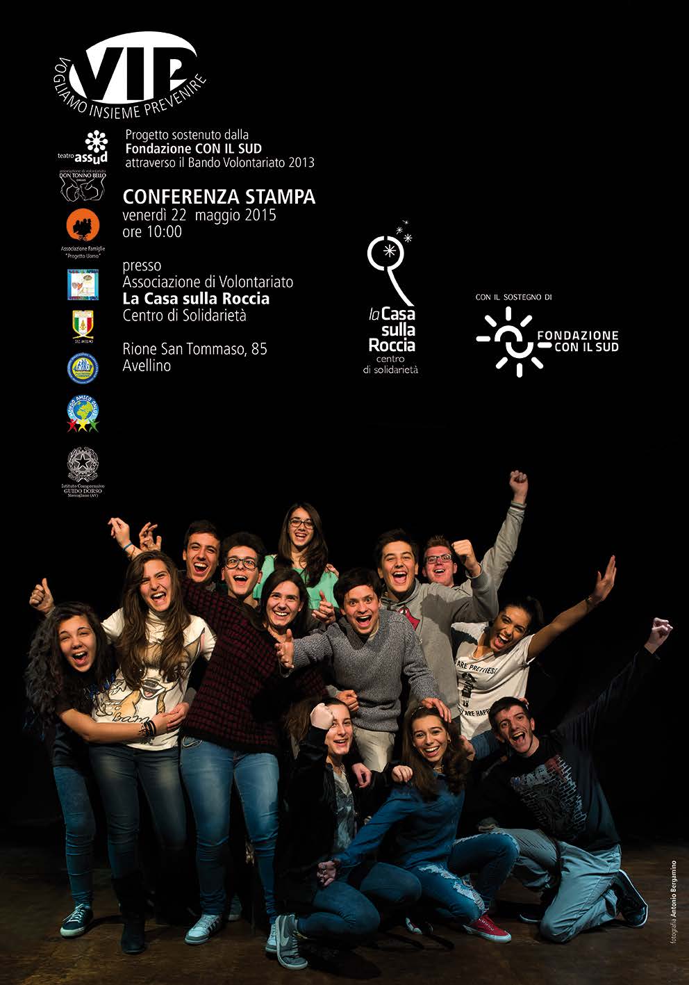 Presentato Progetto VIP – Vogliamo Insieme Prevenire